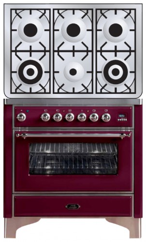 Кухонная плита ILVE M-906D-E3 Red Фото