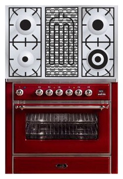 Кухонная плита ILVE M-90BD-E3 Red Фото