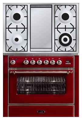 Кухонная плита ILVE M-90FD-MP Red Фото