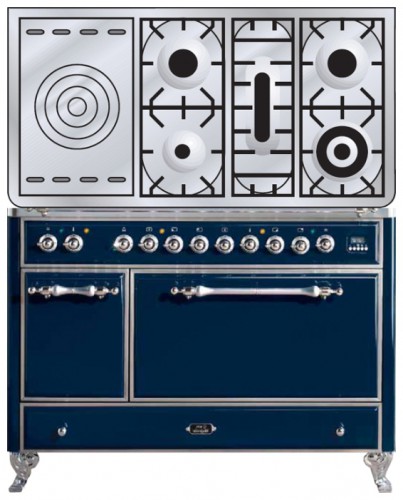 Кухонная плита ILVE MC-120SD-E3 Blue Фото