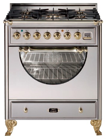 Кухонная плита ILVE MCA-76D-E3 Stainless-Steel Фото
