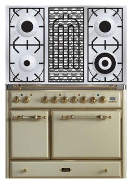 Кухонная плита ILVE MCD-100BD-VG Antique white Фото