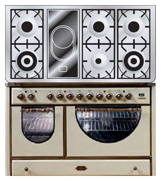 Кухонная плита ILVE MCSA-120VD-VG Antique white Фото