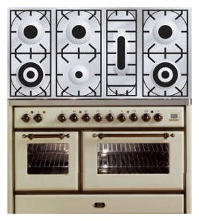 Кухонная плита ILVE MS-1207D-E3 Antique white Фото