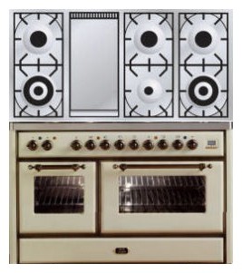 Кухонная плита ILVE MS-120FD-E3 Antique white Фото
