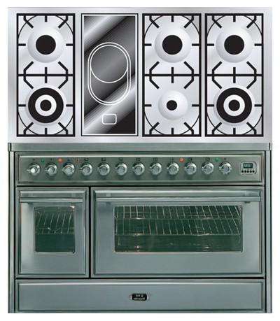 Кухонная плита ILVE MT-120VD-E3 Stainless-Steel Фото