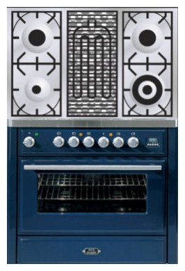 Кухонная плита ILVE MT-90BD-E3 Blue Фото
