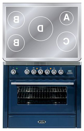 Кухонная плита ILVE MTI-90-E3 Blue Фото