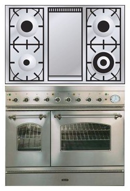 Кухонная плита ILVE PD-100FN-MP Stainless-Steel Фото