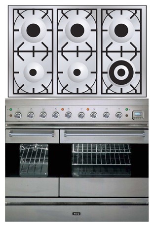 Кухонная плита ILVE PD-906-VG Stainless-Steel Фото