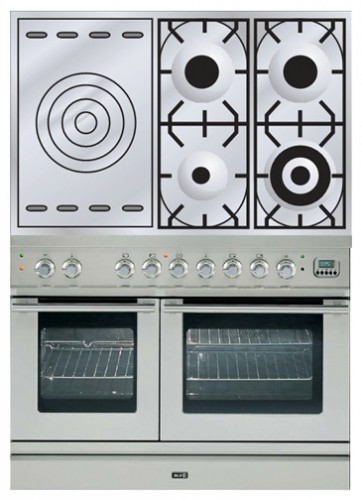 Кухонная плита ILVE PDL-100S-VG Stainless-Steel Фото
