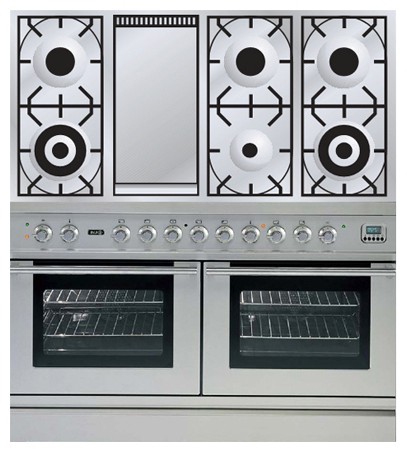 Кухонная плита ILVE PDL-120F-VG Stainless-Steel Фото