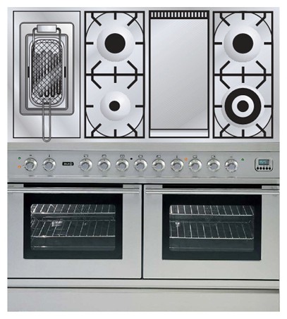 Кухонная плита ILVE PDL-120FR-MP Stainless-Steel Фото