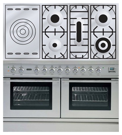 Кухонная плита ILVE PDL-120S-VG Stainless-Steel Фото