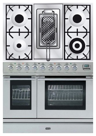 Кухонная плита ILVE PDL-90R-MP Stainless-Steel Фото