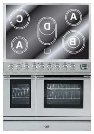 Кухонная плита ILVE PDLE-90-MP Stainless-Steel Фото