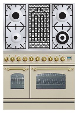Кухонная плита ILVE PDN-90B-MP Antique white Фото