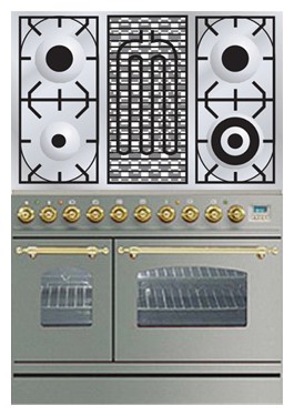Кухонная плита ILVE PDN-90B-MP Stainless-Steel Фото