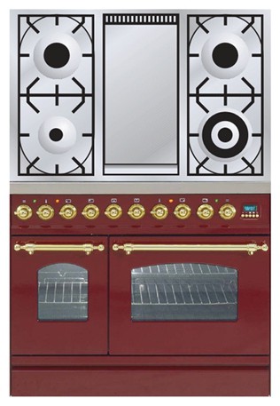 Кухонная плита ILVE PDN-90F-MP Red Фото