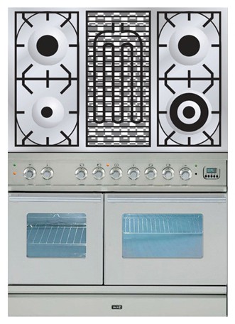 Кухонная плита ILVE PDW-100B-VG Stainless-Steel Фото