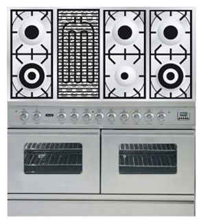 Кухонная плита ILVE PDW-120B-MP Stainless-Steel Фото