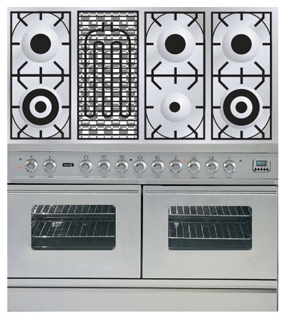 Кухонная плита ILVE PDW-120B-VG Stainless-Steel Фото