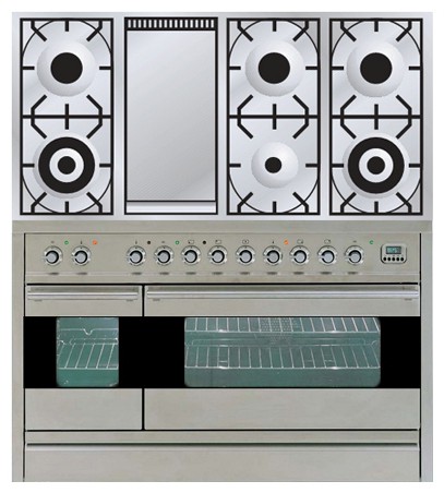 Кухонная плита ILVE PF-120F-VG Stainless-Steel Фото