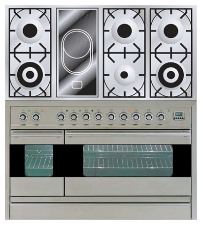Кухонная плита ILVE PF-120V-VG Stainless-Steel Фото