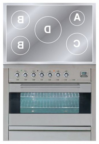 Кухонная плита ILVE PFI-90-MP Stainless-Steel Фото