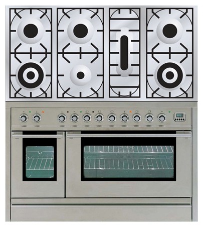 Кухонная плита ILVE PL-1207-VG Stainless-Steel Фото