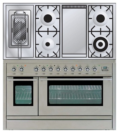 Кухонная плита ILVE PL-120FR-MP Stainless-Steel Фото