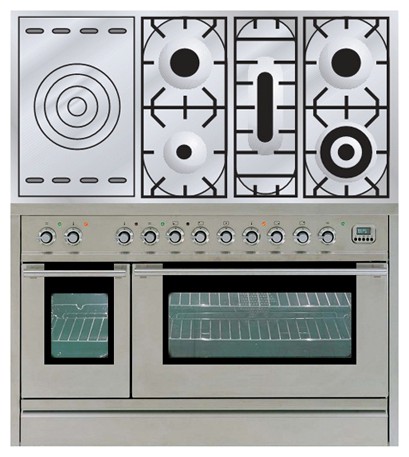 Кухонная плита ILVE PL-120S-VG Stainless-Steel Фото