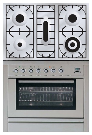 Кухонная плита ILVE PL-90-MP Stainless-Steel Фото