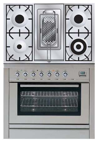Кухонная плита ILVE PL-90R-MP Stainless-Steel Фото