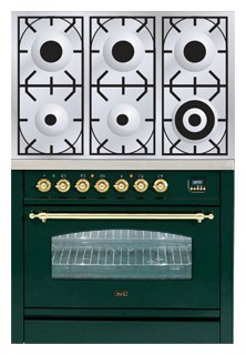 Кухонная плита ILVE PN-906-VG Green Фото
