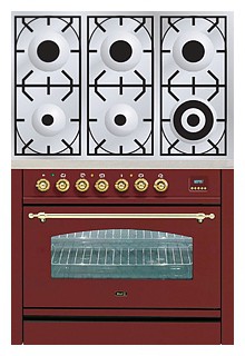 Кухонная плита ILVE PN-906-VG Red Фото