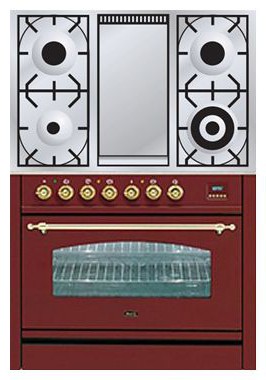 Кухонная плита ILVE PN-90F-MP Red Фото