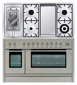 Кухонная плита ILVE PSL-120FR-MP Stainless-Steel Фото