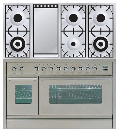 Кухонная плита ILVE PW-120F-VG Stainless-Steel Фото