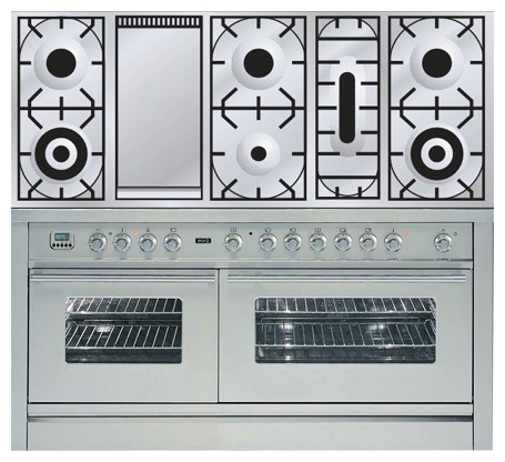 Кухонная плита ILVE PW-150F-VG Stainless-Steel Фото