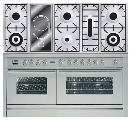 Кухонная плита ILVE PW-150V-VG Stainless-Steel Фото