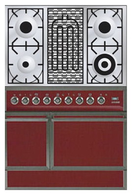 Кухонная плита ILVE QDC-90B-MP Red Фото
