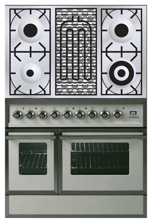 Кухонная плита ILVE QDC-90BW-MP Antique white Фото