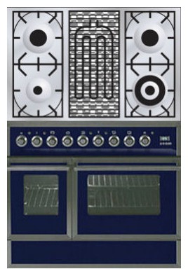 Кухонная плита ILVE QDC-90BW-MP Blue Фото