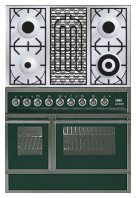 Кухонная плита ILVE QDC-90BW-MP Green Фото