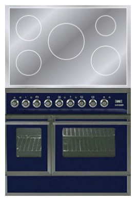 Кухонная плита ILVE QDCI-90W-MP Blue Фото
