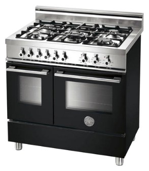 Кухонная плита BERTAZZONI W90 5 MFE NE Фото